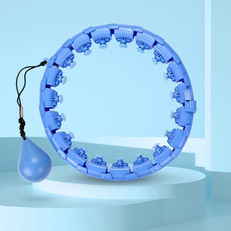 ModaMystique Fitness Blue / 24knots Abdominal Hoop Smart Abdominal Hoop for Effective Home Workouts