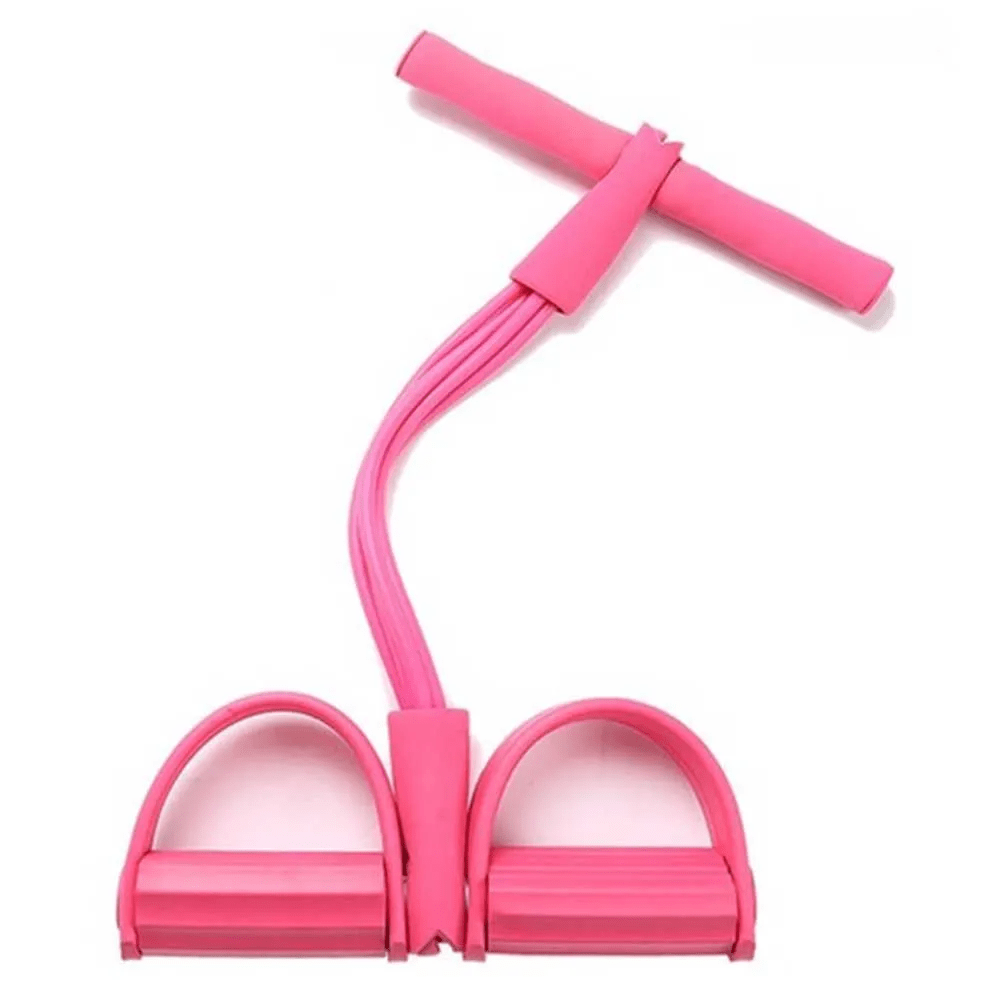 ModaMystique Fitness Pink Latex Pedal Pull Rope Latex Pedal Pull Rope for Full Body Workout