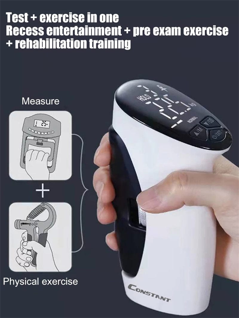 ModaMystique Fitness White / USB Digital Hand Gripper Digital Hand Gripper Unleash Your Strength