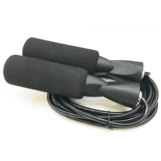 ModaMystique Fitness Black Adjustable Skipping Rope Adjustable Skipping Rope - Durable & Tangle-Free