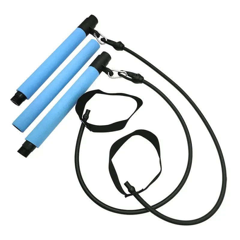 ModaMystique Fitness Blue Yoga Pilates Stick Yoga Pilates Stick - Full Body Workout Tool