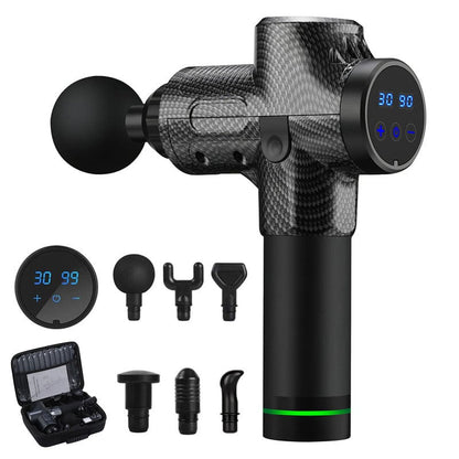 ModaMystique Fitness Carbon fiber Electric Gun Body Massager Electric Gun Body handheld Massager