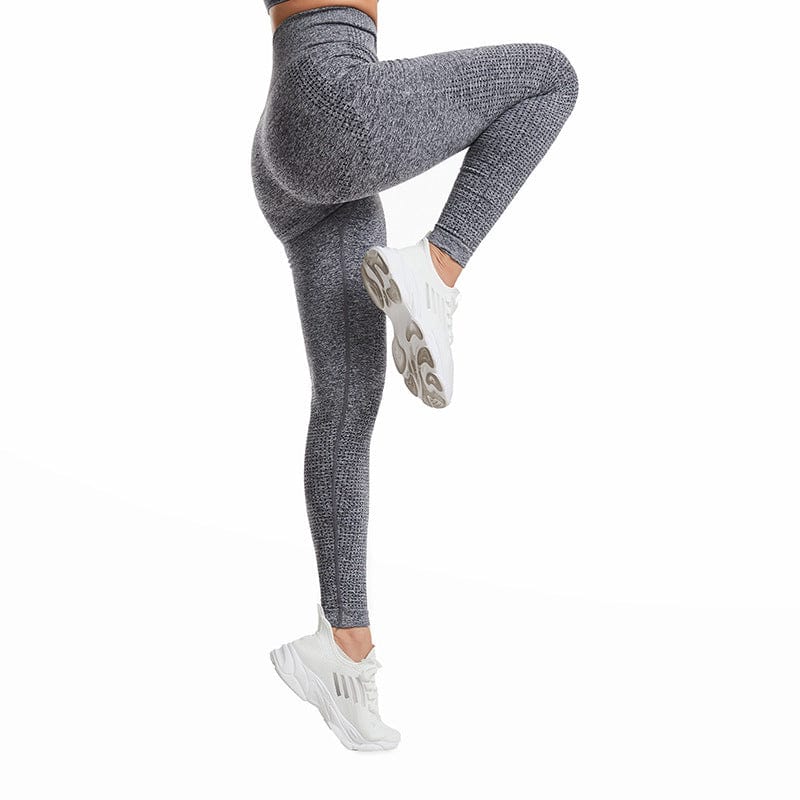 ModaMystique Fitness Gray / L Seamless Dotted Push Up Yoga Pant Seamless Dotted Push Up Yoga Pant