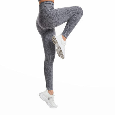 ModaMystique Fitness Gray / L Seamless Dotted Push Up Yoga Pant Seamless Dotted Push Up Yoga Pant
