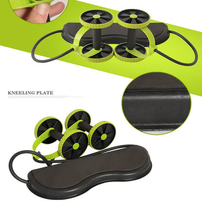 ModaMystique Fitness Green Double Wheeled Roller Double Wheeled Roller - Ultimate AB Workout Tool