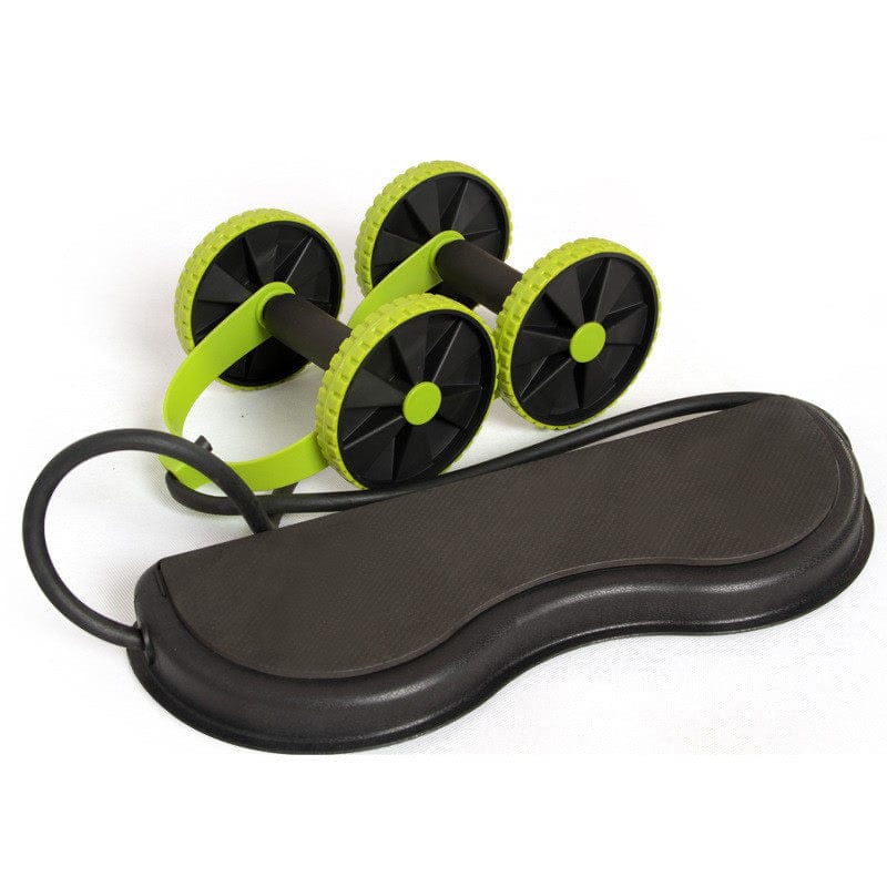 ModaMystique Fitness Green Double Wheeled Roller Double Wheeled Roller - Ultimate AB Workout Tool