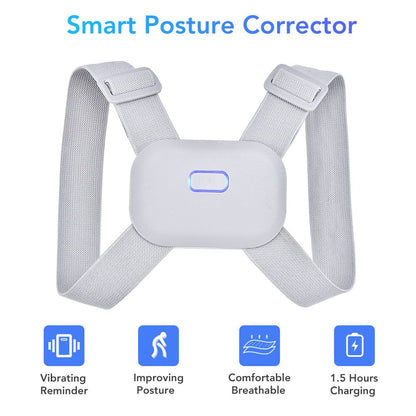 ModaMystique Fitness Grey Smart Correction Belt Smart Correction Belt - Posture Perfecting Device