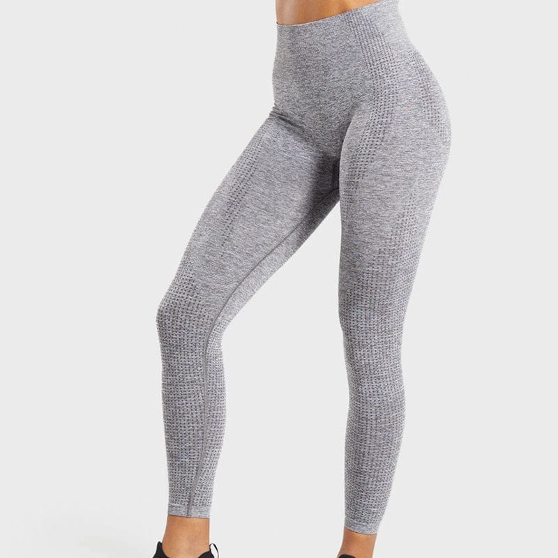 ModaMystique Fitness Light gray / L Seamless Dotted Push Up Yoga Pant Seamless Dotted Push Up Yoga Pant