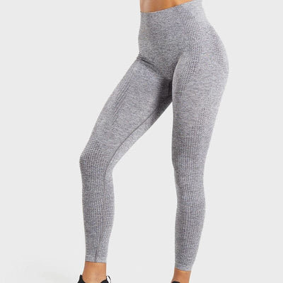 ModaMystique Fitness Light gray / L Seamless Dotted Push Up Yoga Pant Seamless Dotted Push Up Yoga Pant