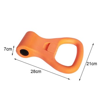 ModaMystique Fitness Orange Adjustable Kettlebell Grip Adjustable Kettlebell Grip - Versatile Dumbbell Solution