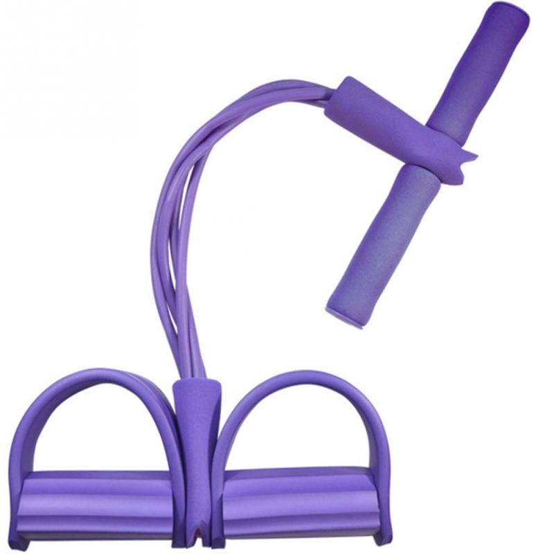 ModaMystique Fitness Purple Latex Pedal Pull Rope Latex Pedal Pull Rope for Full Body Workout