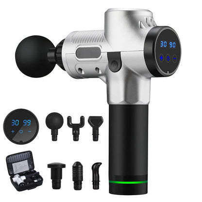 ModaMystique Fitness Silver Electric Gun Body Massager Electric Gun Body handheld Massager