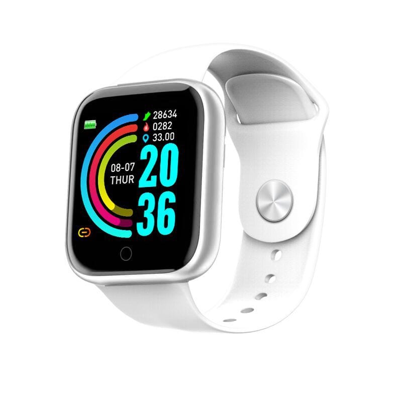 ModaMystique Fitness White Fitness Smart Tracking Watch Fitness goals Smart Tracking Watch